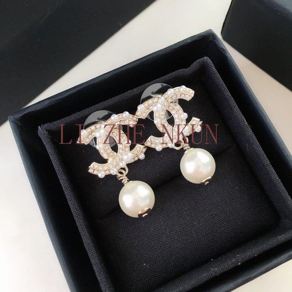 new products brass earrings luxury design pearl earrings for woman trendy earrings fashion accessories supply, Golden
new products brass earrings luxury design pearl earrings for woman trendy earrings fashion accessories supply, Golden