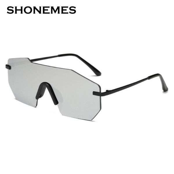 new fashion big frame sunglasses rimless women vintage design oversized shades male female eyewear, White;black
new fashion big frame sunglasses rimless women vintage design oversized shades male female eyewear, White;black