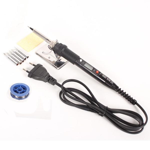 adjustable temperature electric soldering iron 80w 220v / 110v lcd digital display welding iron tips tin repair tools kit
adjustable temperature electric soldering iron 80w 220v / 110v lcd digital display welding iron tips tin repair tools kit