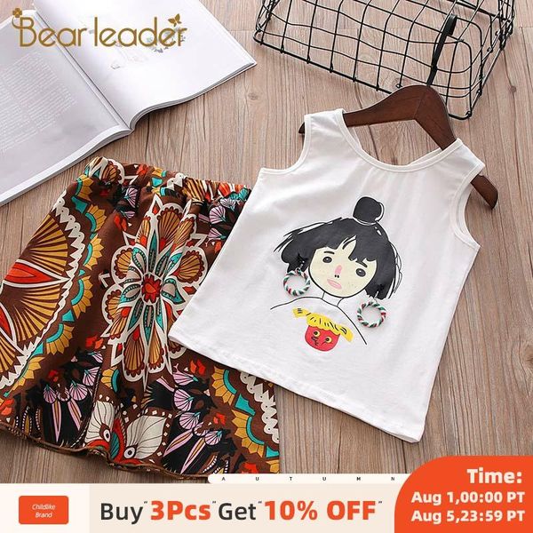bear leader girls clothing sets new summer casual cartoon suits printing kids clothes set sleeveless vest and skirt clothing, White
bear leader girls clothing sets new summer casual cartoon suits printing kids clothes set sleeveless vest and skirt clothing, White