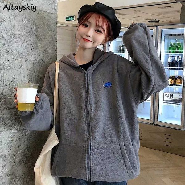 basic jackets women hoodies spring embroidery ulzzang thin loose casual zipper ladies coats harajuku all-match female oversize, Black;brown
basic jackets women hoodies spring embroidery ulzzang thin loose casual zipper ladies coats harajuku all-match female oversize, Black;brown