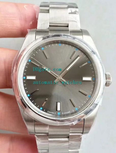 men's luxury watches perpetual 39mm 114300 asia 2813 movement mechanical automatic grey dial stainless steel bracelet male wristwatches, Slivery;brown
men's luxury watches perpetual 39mm 114300 asia 2813 movement mechanical automatic grey dial stainless steel bracelet male wristwatches, Slivery;brown