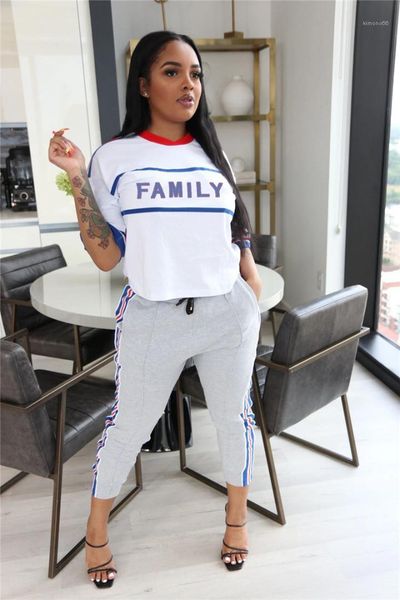 designer tracksuits panelled 2ps set crrew neck womens clothing casual loose bandage summer letter print womens, Gray
designer tracksuits panelled 2ps set crrew neck womens clothing casual loose bandage summer letter print womens, Gray