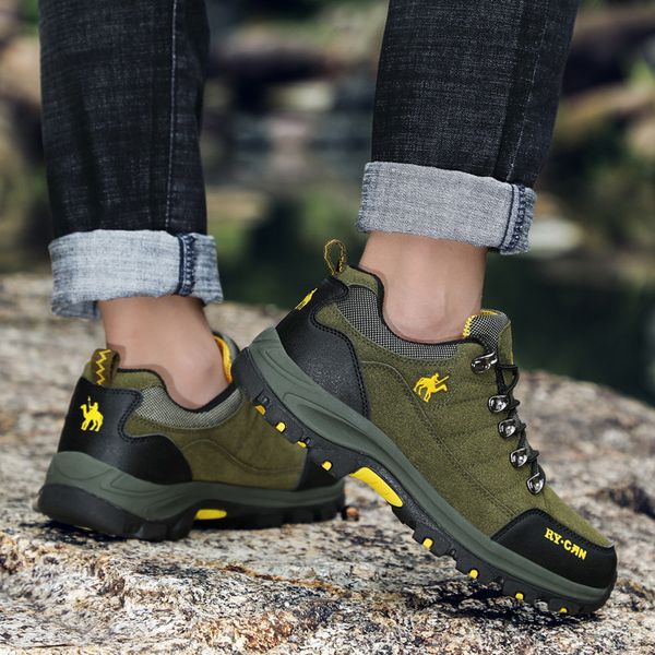 new autumn suede leather hiking shoes for men trekking sneakers waterproof breathable men outdoor climbing hiking sport shoes
new autumn suede leather hiking shoes for men trekking sneakers waterproof breathable men outdoor climbing hiking sport shoes