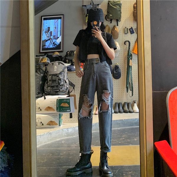 whce cgdsr korean style vintage 2020 autumn winter denim trousers denim pants women solid jeans woman streetwear high waist lady, Blue
whce cgdsr korean style vintage 2020 autumn winter denim trousers denim pants women solid jeans woman streetwear high waist lady, Blue