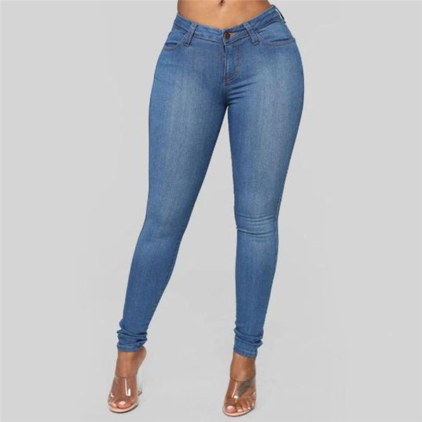women's skinny high stretch jeans casual solid color pencil pants high waist trousers for female, Black;white
women's skinny high stretch jeans casual solid color pencil pants high waist trousers for female, Black;white