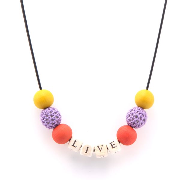 chains sanshoor wooden bead necklace crochet mammy teething with natural round and alphabet cube beads as gift 2pcs, Silver
chains sanshoor wooden bead necklace crochet mammy teething with natural round and alphabet cube beads as gift 2pcs, Silver