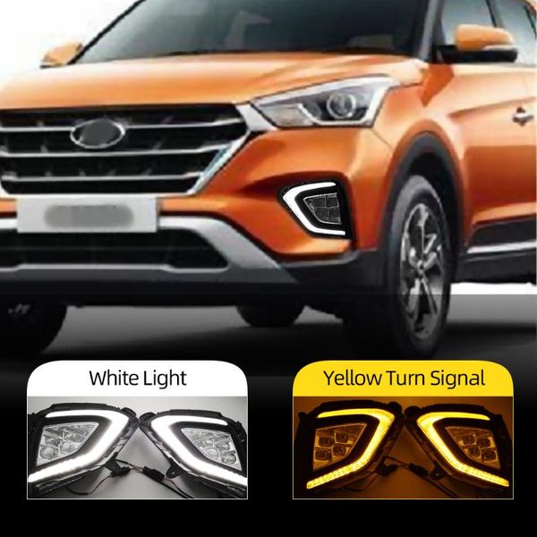 cscsnl 2pcs drl led daytime running light fog lamp cover drl with yellow turn signal for creta ix25 2020 2020
cscsnl 2pcs drl led daytime running light fog lamp cover drl with yellow turn signal for creta ix25 2020 2020