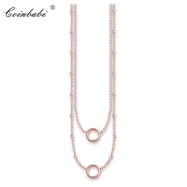 link chain rose gold-color double charm carrier trendy gift for women,2020 style 925 sterling silver fashion jewelry
link chain rose gold-color double charm carrier trendy gift for women,2020 style 925 sterling silver fashion jewelry