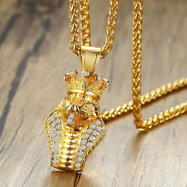 stainless steel snake gold pendant necklace crystal animal jewelry gift primeval forest gift jewellery for men women, Silver
stainless steel snake gold pendant necklace crystal animal jewelry gift primeval forest gift jewellery for men women, Silver