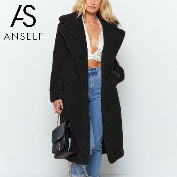 women's fur & faux 3xl plus size coat women 2021 autumn winter solid color open front pockets fluffy long outerwear jacket female top, Black
women's fur & faux 3xl plus size coat women 2021 autumn winter solid color open front pockets fluffy long outerwear jacket female top, Black