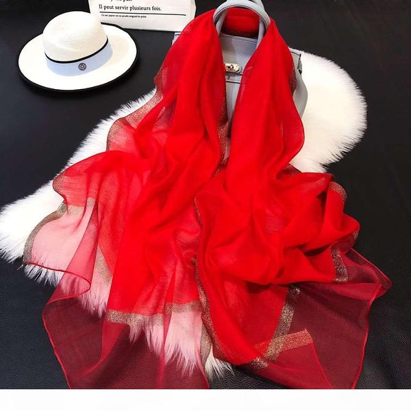 2020 silk scarf fashion women's four seasons shawl scarf size about 180x70cm delivery, Blue;gray 
2020 silk scarf fashion women's four seasons shawl scarf size about 180x70cm delivery, Blue;gray