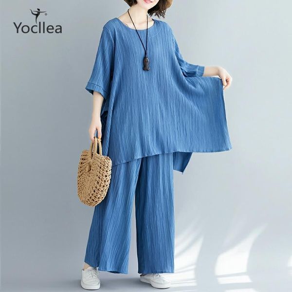 women's tracksuits summer two piece set cotton and linen irregular loose wide leg pants solid color fashion suit large size sets, Gray
women's tracksuits summer two piece set cotton and linen irregular loose wide leg pants solid color fashion suit large size sets, Gray