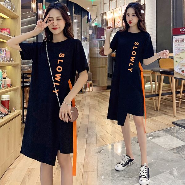 maternity dresses 8966# clothes summer cotton short sleeve loose stylish letter printing dress for pregnant women pregnancy, White
maternity dresses 8966# clothes summer cotton short sleeve loose stylish letter printing dress for pregnant women pregnancy, White
