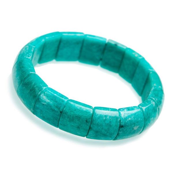 genuine green natural amazonite bracelet crystal rectangle bead stretch bangles bracelets for women men 17*8mm, Black
genuine green natural amazonite bracelet crystal rectangle bead stretch bangles bracelets for women men 17*8mm, Black