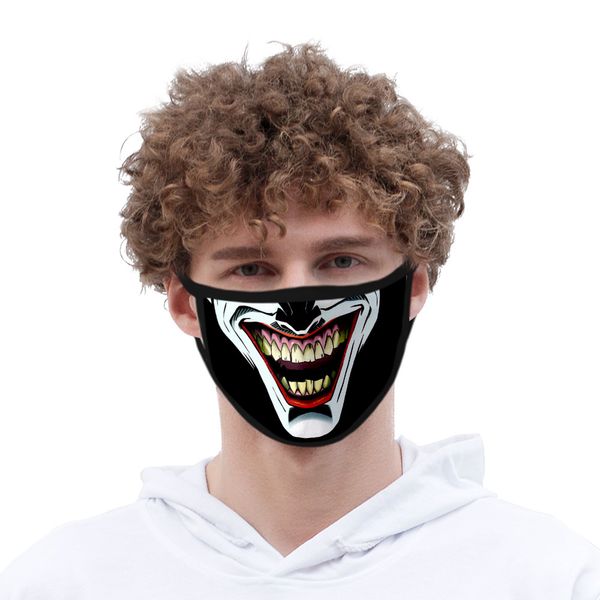 2020 новый клоун дизайнер маски для лица joker рот персонализированного 3d печать маски пыл ветрозащитного хлопок марля моющихся моды маска
2020 новый клоун дизайнер маски для лица joker рот персонализированного 3d печать маски пыл ветрозащитного хлопок марля моющихся моды маска