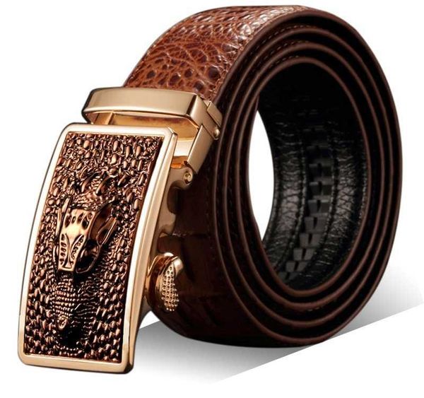 crocodile leather texture belt man leather belt automatic buckle crocodile pattern men06, Black;brown
crocodile leather texture belt man leather belt automatic buckle crocodile pattern men06, Black;brown