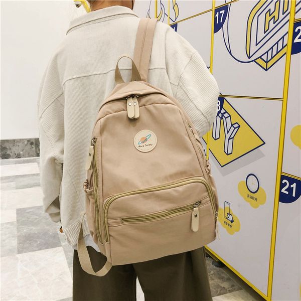 women's large capacity nylon waterproof backpack simple backpack for college students new fashion ins wind travel
women's large capacity nylon waterproof backpack simple backpack for college students new fashion ins wind travel