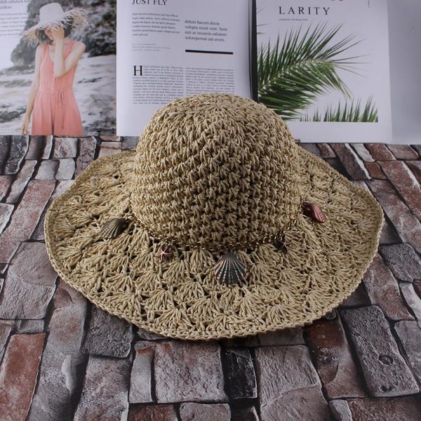 wide brim hats suncap seaside holiday girl summer folding sun cap straw hat sunscreens beach big, Blue;gray 
wide brim hats suncap seaside holiday girl summer folding sun cap straw hat sunscreens beach big, Blue;gray