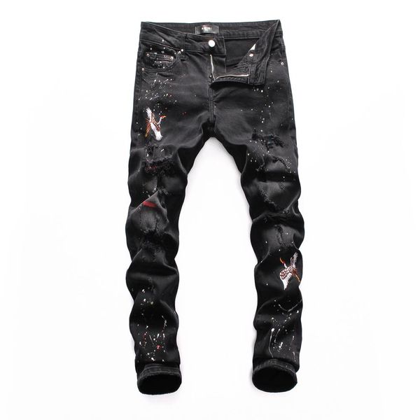 clothes wholesale amir i jeans mens luxury designer jeans brand baggy biker high waisted ripped rock miri jeans pants trousers a13, Blue
clothes wholesale amir i jeans mens luxury designer jeans brand baggy biker high waisted ripped rock miri jeans pants trousers a13, Blue