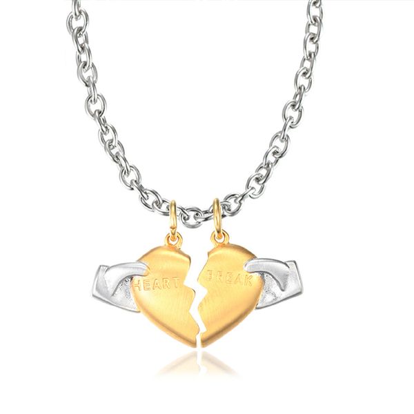 double pendant necklaces for womens simple necklace heart pendants stainless steel fashion couple necklace jewelry on the neck, Silver
double pendant necklaces for womens simple necklace heart pendants stainless steel fashion couple necklace jewelry on the neck, Silver