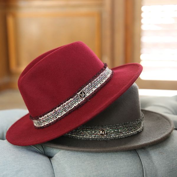 ladies wool feodra hat winter womens m letter wool jazz fedoras hat for women large brim cowboy panama fedoras lm040, Blue;gray
ladies wool feodra hat winter womens m letter wool jazz fedoras hat for women large brim cowboy panama fedoras lm040, Blue;gray