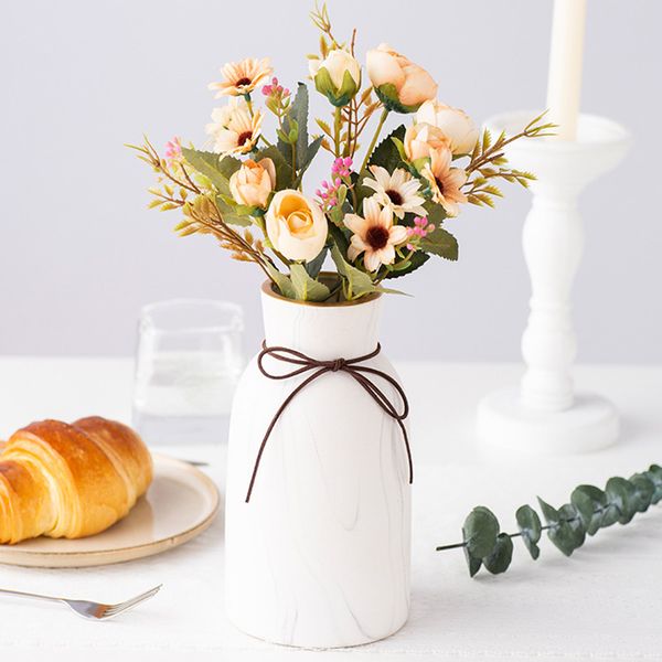 1 bouquet artificial flowers romantic diy fake silk floral for wedding plant plastic fake flower home garden party decoration
1 bouquet artificial flowers romantic diy fake silk floral for wedding plant plastic fake flower home garden party decoration