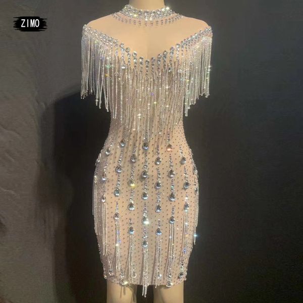 crystals sparkly tassel mesh sheer dress nude women birthday party prom event rhinestone dresses nightclub outfit stage costume c200919, Black;pink
crystals sparkly tassel mesh sheer dress nude women birthday party prom event rhinestone dresses nightclub outfit stage costume c200919, Black;pink
