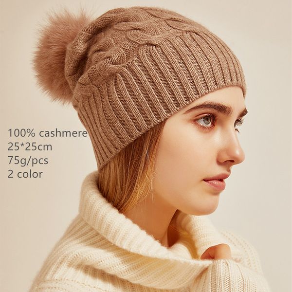 naizaiga 100% cashmere fur ball decoration knitted cashmere hat women warm hat ,sn271, Blue;gray
naizaiga 100% cashmere fur ball decoration knitted cashmere hat women warm hat ,sn271, Blue;gray