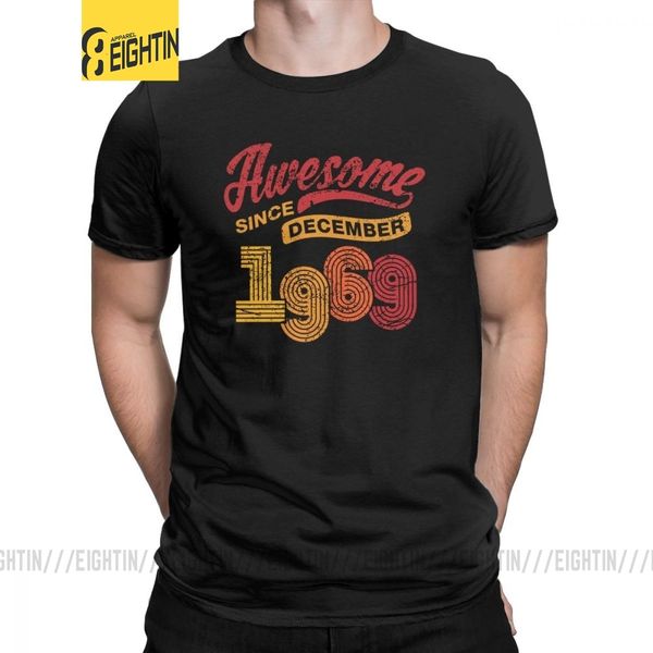 потрясающие с тенниска урожай очищенная хлопка tee shirt декабря 1969 рубашка vintage сорок девятый день рождения t-shirt человека 6xl одежд
потрясающие с тенниска урожай очищенная хлопка tee shirt декабря 1969 рубашка vintage сорок девятый день рождения t-shirt человека 6xl одежд