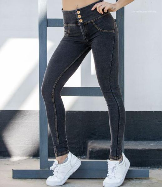 casual hip lifting elastic skinny long jeans womens pencli pants fashion women high waist jeans spring, Blue 
casual hip lifting elastic skinny long jeans womens pencli pants fashion women high waist jeans spring, Blue