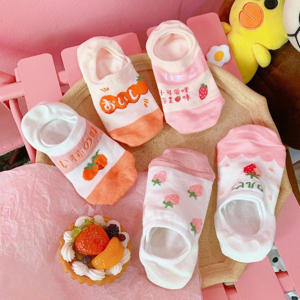 socks & hosiery dong ai 5 pairs arrival women funny fruits cute happy silicone slip invisible cotton sock fashion girl sox 35-40, Black;white
socks & hosiery dong ai 5 pairs arrival women funny fruits cute happy silicone slip invisible cotton sock fashion girl sox 35-40, Black;white