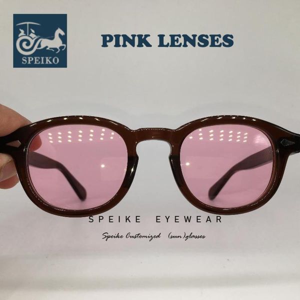 sunglasses speike customized vintage pink lenses johnny depp lemtosh style retro glasses can be myopia, White;black
sunglasses speike customized vintage pink lenses johnny depp lemtosh style retro glasses can be myopia, White;black