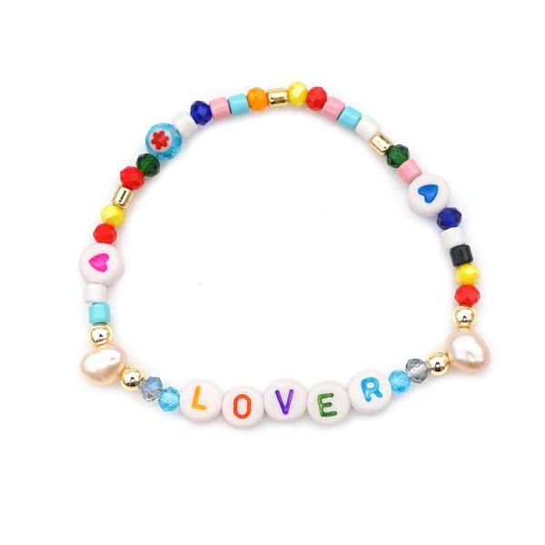 go2boho bracelet lover letter bracelets for women boho patchwork enamel natural pearl jewelry pulseras handmade elastic armband, Black
go2boho bracelet lover letter bracelets for women boho patchwork enamel natural pearl jewelry pulseras handmade elastic armband, Black