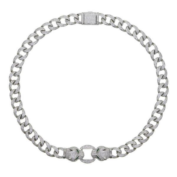 2020 новый hiphop замороженный из шика cz проложенные женщины моды ювелирных изделий прохладно животное леопарда ягуара колье кубинской ссыл, Silver
2020 новый hiphop замороженный из шика cz проложенные женщины моды ювелирных изделий прохладно животное леопарда ягуара колье кубинской ссыл, Silver