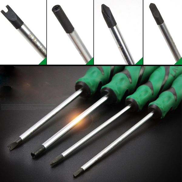 laoa 4pcs special-haped screwdriver "u" shape "y" shape triangle screwdriver household set