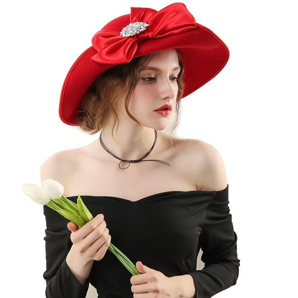 stingy brim hats royal red ladies fedora weddings floral elegant women black big fedoras party dress hat m27, Blue;gray
stingy brim hats royal red ladies fedora weddings floral elegant women black big fedoras party dress hat m27, Blue;gray