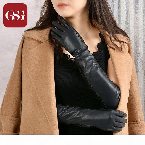 gsg women long leather gloves fashion sheepskin gloves ladies winter warm soft leather full finger evening, Blue;gray
gsg women long leather gloves fashion sheepskin gloves ladies winter warm soft leather full finger evening, Blue;gray