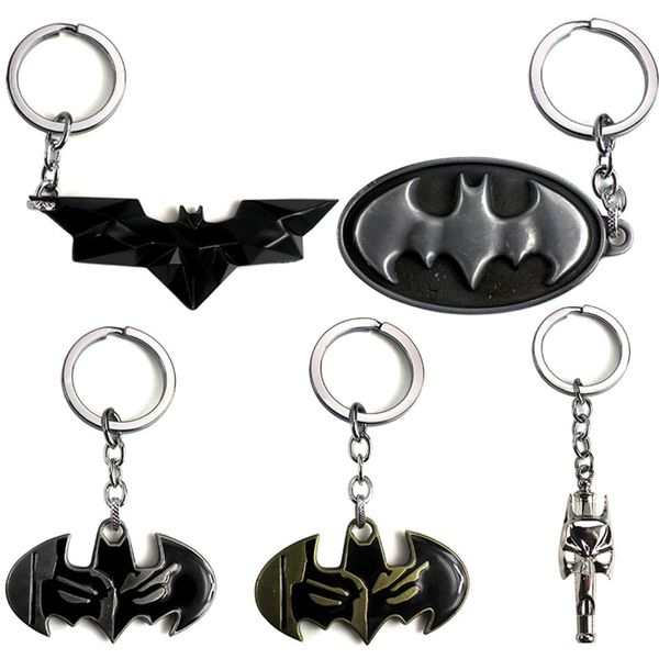 5 styles bat keychain movie creative jewelry trinket keyrings metal keyholder bags car pendant, Silver
5 styles bat keychain movie creative jewelry trinket keyrings metal keyholder bags car pendant, Silver