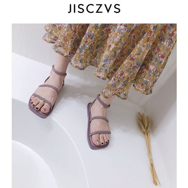 purple gladiator sandals women braid design flat roman shoes women 2020 summer ins narrow band casual shoes, Black
purple gladiator sandals women braid design flat roman shoes women 2020 summer ins narrow band casual shoes, Black