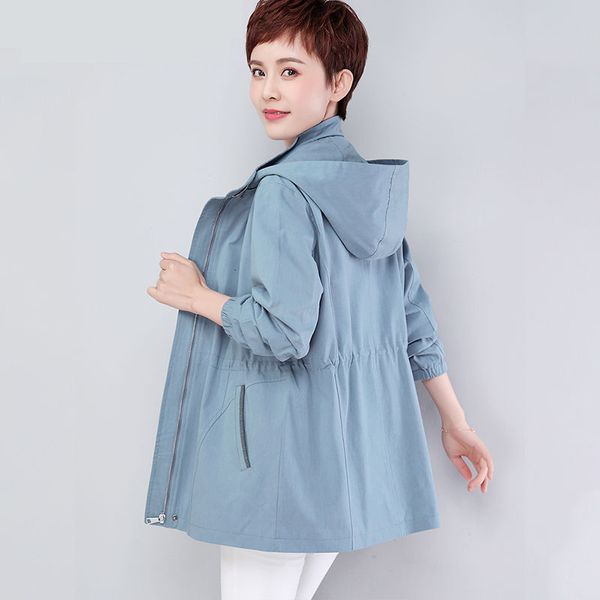 women's trench coats 2021 women autumn long sleeve hooded casual elastic waist pockets zippers kimono female loose outwear s47, Tan;black
women's trench coats 2021 women autumn long sleeve hooded casual elastic waist pockets zippers kimono female loose outwear s47, Tan;black