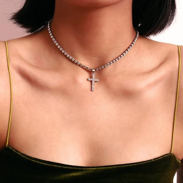 vintage new fashion gold crystal cross asylum pendant necklaces for women 2020 boho necklace female jewelry wedding gift, Silver
vintage new fashion gold crystal cross asylum pendant necklaces for women 2020 boho necklace female jewelry wedding gift, Silver