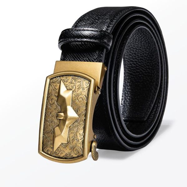 gold fashion brand belt men genuine luxury leather belt for men black strap male metal automatic buckle barry.wang, Black;brown
gold fashion brand belt men genuine luxury leather belt for men black strap male metal automatic buckle barry.wang, Black;brown