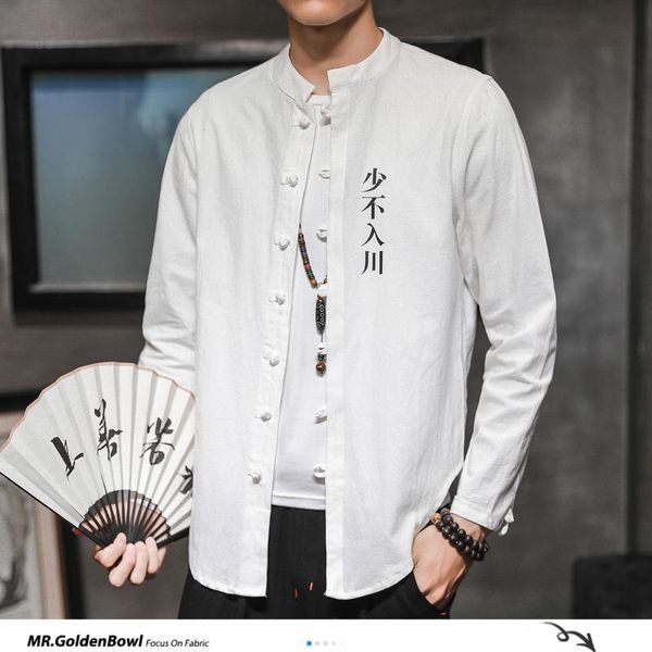 men's casual shirts sinicism store autumn men vintage buckle 2021 mens loose chinese style male embroidery clothes oversize, White;black
men's casual shirts sinicism store autumn men vintage buckle 2021 mens loose chinese style male embroidery clothes oversize, White;black