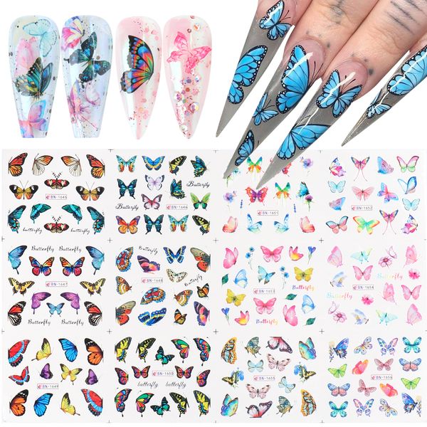 12 design/sheet butterfly sticker nails blue girl slider manicure art decoration decal set full tips big size for nail foils chbn1657-1688, Black
12 design/sheet butterfly sticker nails blue girl slider manicure art decoration decal set full tips big size for nail foils chbn1657-1688, Black