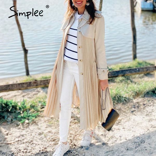 simplee casual office women trench coat single-breasted stitching belt female long trenches long sleeve loose ladies overcoats, Tan;black
simplee casual office women trench coat single-breasted stitching belt female long trenches long sleeve loose ladies overcoats, Tan;black