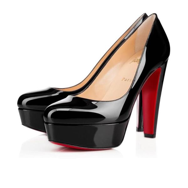 2020 red bottom fashion high heels patent leather women party wedding triple spikes pointed toes pumps dress shoes with box a40, Black
2020 red bottom fashion high heels patent leather women party wedding triple spikes pointed toes pumps dress shoes with box a40, Black