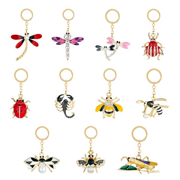 rhinestone alloy keychain key ring creative simulation animal insect shape pendant bag accessories affordable alloy small gifts, Silver
rhinestone alloy keychain key ring creative simulation animal insect shape pendant bag accessories affordable alloy small gifts, Silver