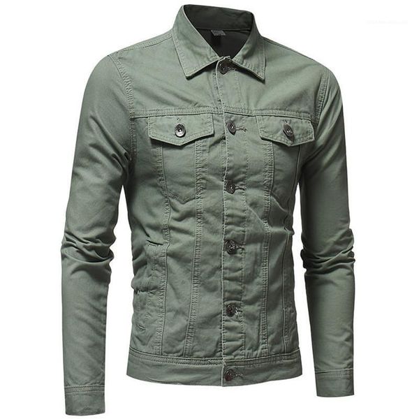 denim jacket laperl neck long sleeve solid color homme coats fashion procket male clothing mens autumn designer, Black;brown
denim jacket laperl neck long sleeve solid color homme coats fashion procket male clothing mens autumn designer, Black;brown