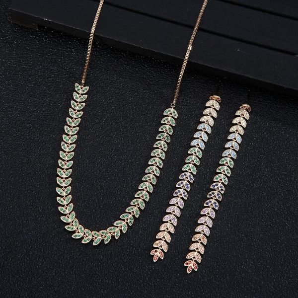 luxury cubic zirconia wedding jewellery sets for women wheat olive branch leaf african dubai brides2pcs jewelry sets n0478, Silver
luxury cubic zirconia wedding jewellery sets for women wheat olive branch leaf african dubai brides2pcs jewelry sets n0478, Silver